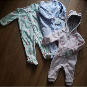 Carters | Three set of sleepers - 6M